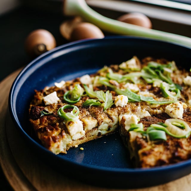 Rosti Potatoes with Melted Leeks and Goat Cheese
