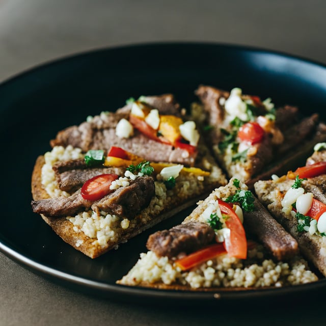 The Dude Diet: Pizza Steak Quinoa Bake
