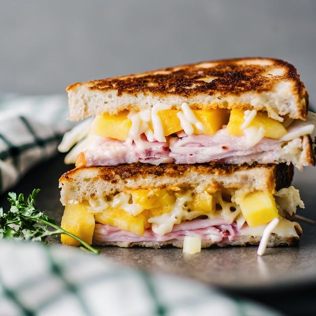 The Ultimate Hawaiian Grilled Cheese