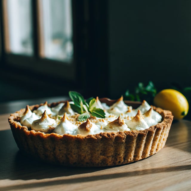 Vegane Zitronen Tarte