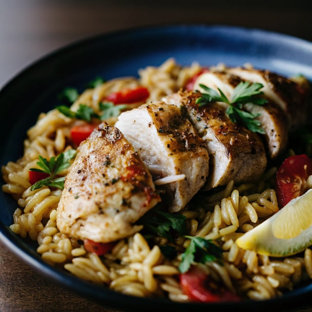 Baked Chicken and Orzo