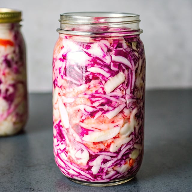 Beet and Cabbage Sauerkraut