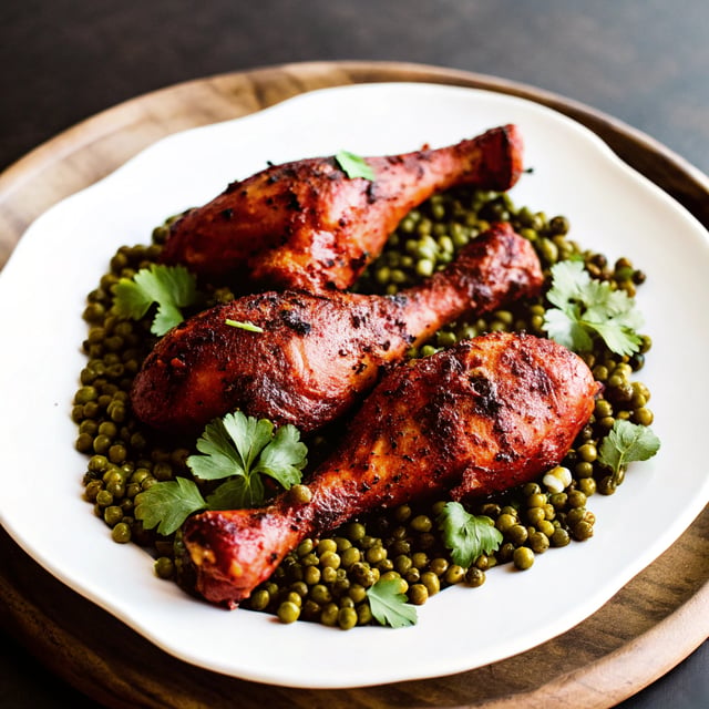 Berbere Chicken with Ethiopian Lentils
