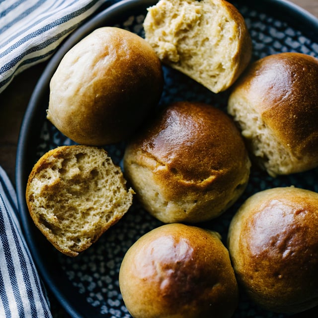 Butternut Squash Dinner Rolls