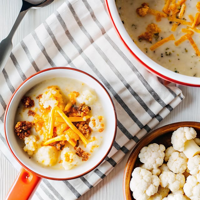 Cauliflower Cheddar Soup Recipe