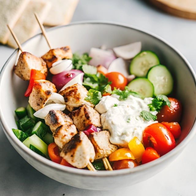Chicken Souvlaki Bowls