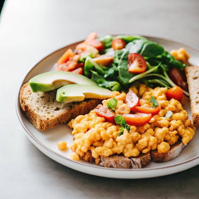 Chickpea Scramble Recipe (Vegan Scrambled Eggs)