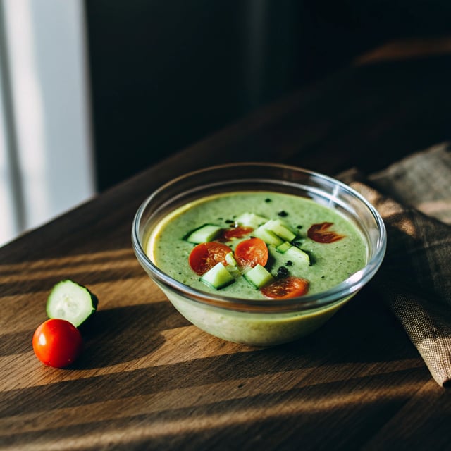 Chilled Cucumber Melon Soup