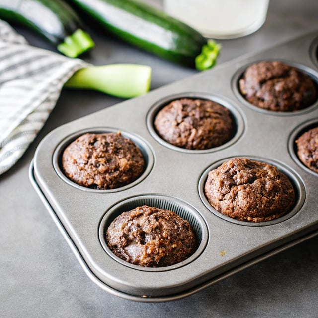 Chocolate Zucchini Muffins
