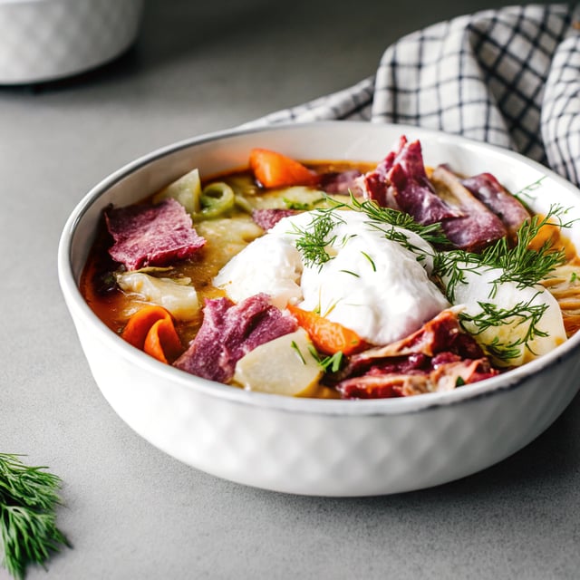 Corned Beef and Cabbage Stew