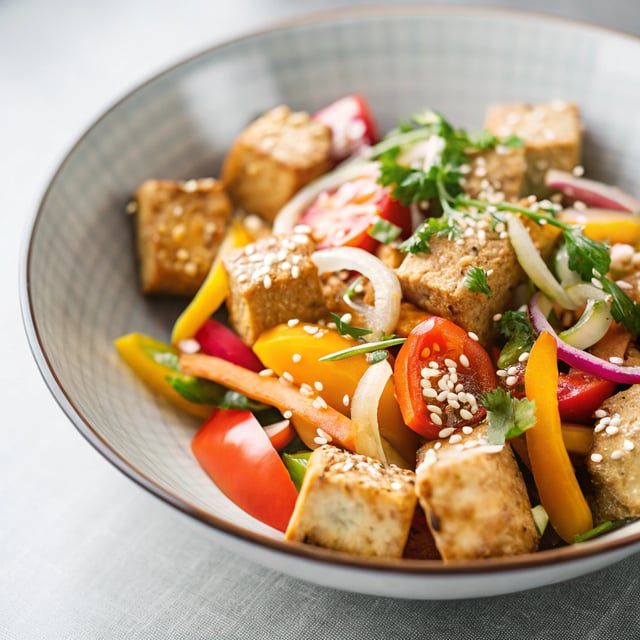 Curry Tofu Salad