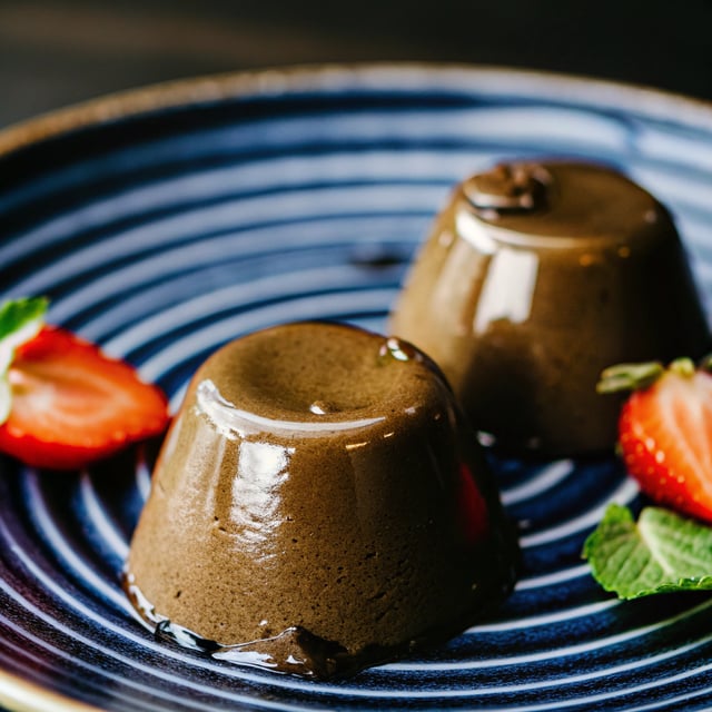 Dark Chocolate Panna Cotta