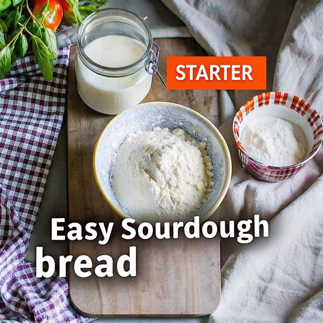 Easy Sourdough Bread Recipe with Starter