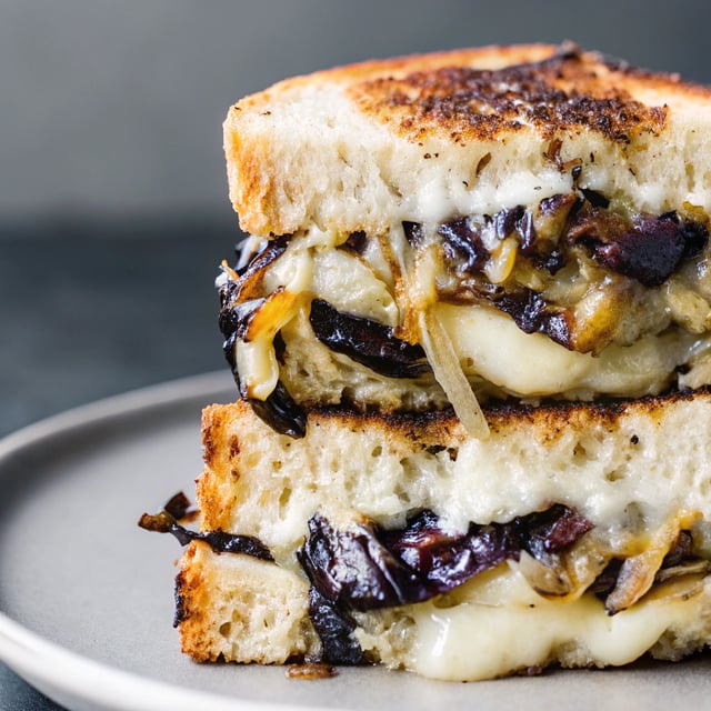 French Onion Grilled Cheese Sandwich