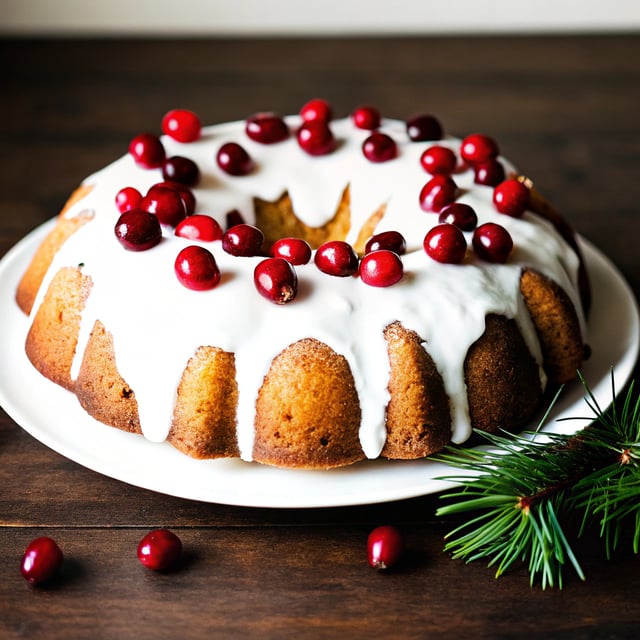 Fresh Cranberry Cake Recipe