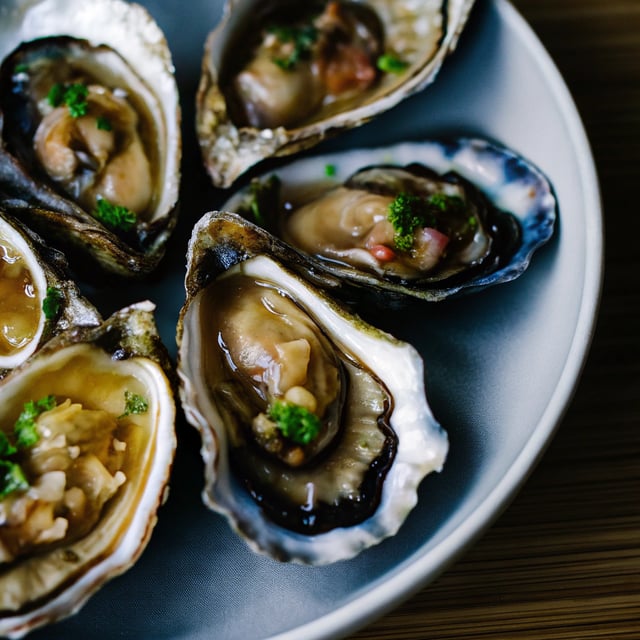 Fresh Oysters with Mignonette Sauce