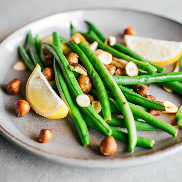 Green Beans with Hazelnuts and Lemon!