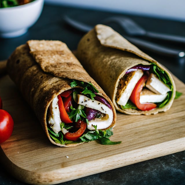 Haloumi Wrap Recipe