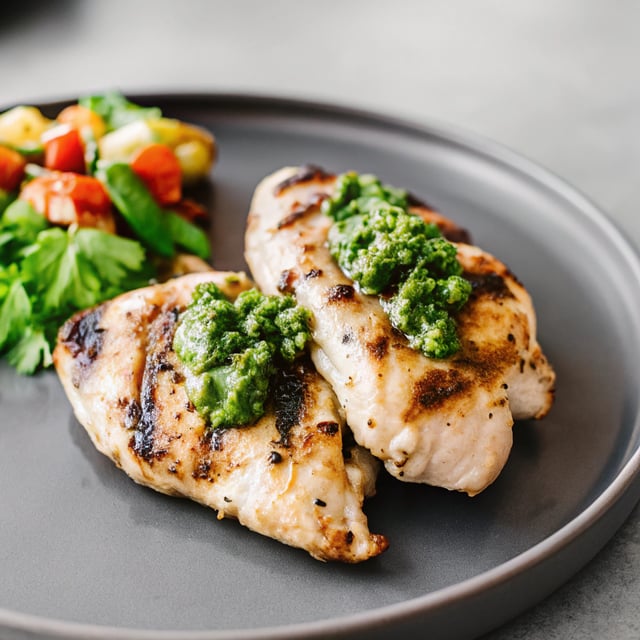 Italian Grilled Chicken with Salsa Verde