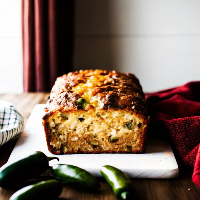 Jalapeno Cheddar Sourdough Bread