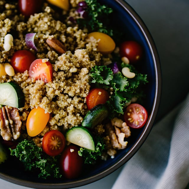 Kale Quinoa Salad (aka Winter Happiness Salad)