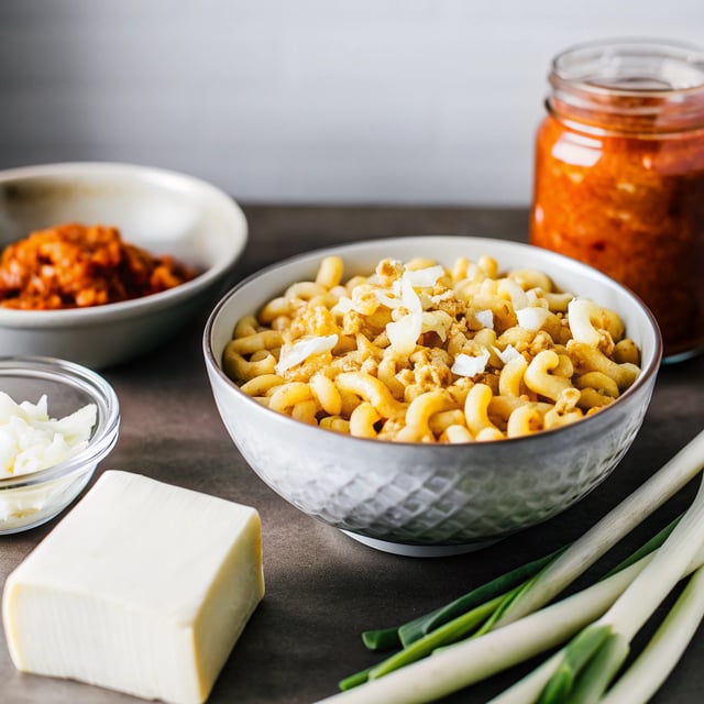 Kimchi Chili Mac and Cheese Recipe