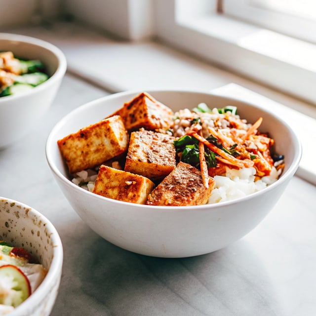 Korean Tofu Rice Bowl