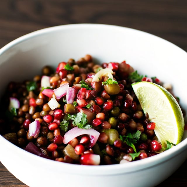 Lentil Pomegranate Salad (Palouse Caviar)