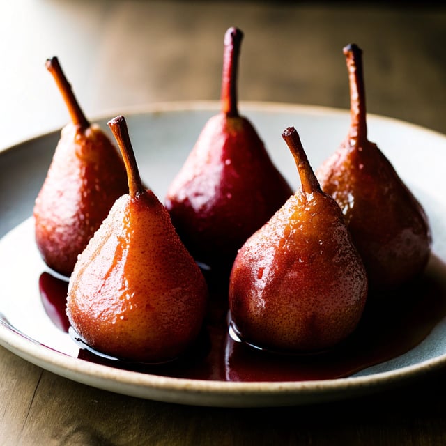 Poached Pears