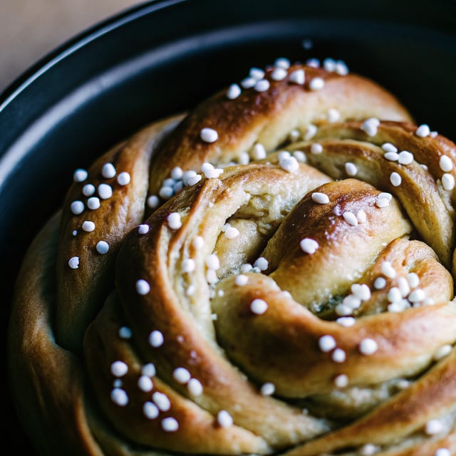 Pulla (Traditional Finnish Cardamom Bread)