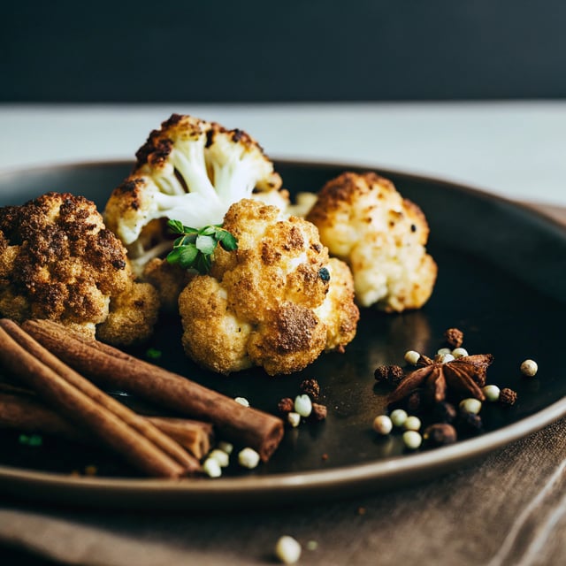 Roasted Cauliflower with Whole Spices