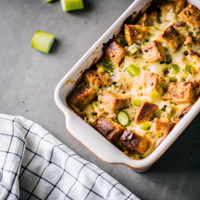 Savory Bread Pudding Recipe
