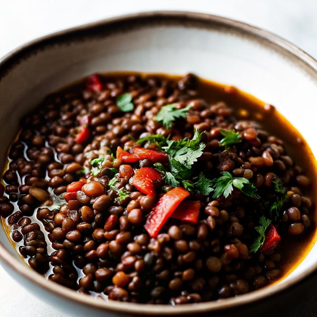Simple Braised French Lentils
