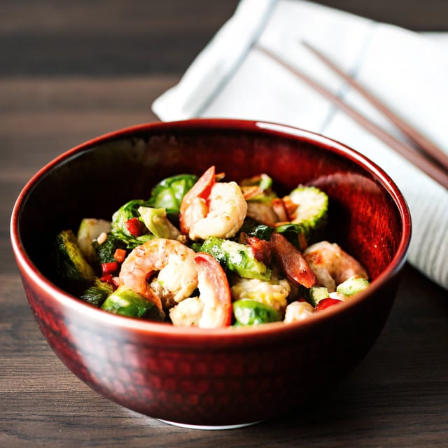 Stir Fried Brussel Sprouts