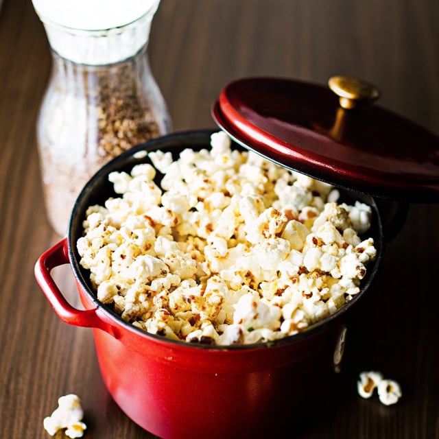 Stovetop Popcorn (and Popcorn Seasoning)