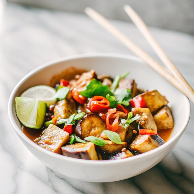 Thai Eggplant Stir-Fry