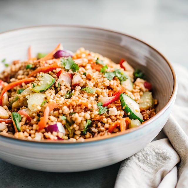 Thai Quinoa Lentil Salad