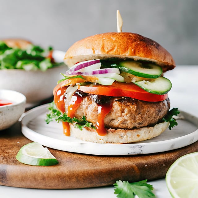 Thai Turkey Burger Recipe