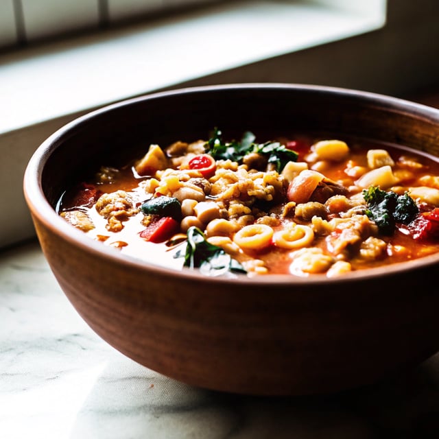 Turkey Minestrone Soup Recipe