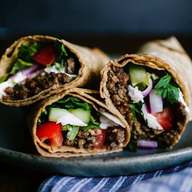 Turkish Lamb Wrap