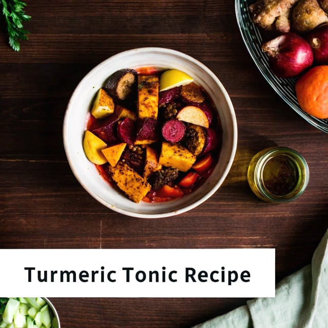 Turmeric Tonic Recipe