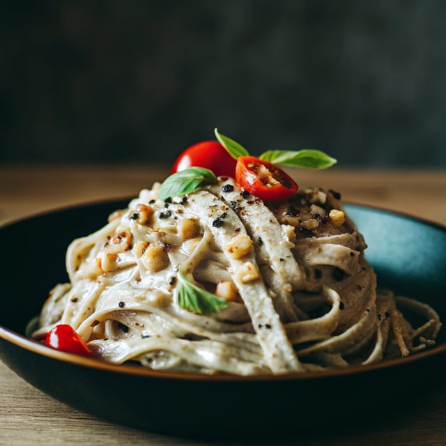 Vegan Fettuccine Alfredo