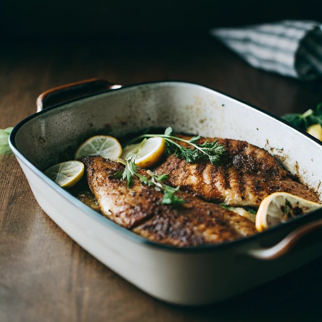 10-Minute Blackened Tilapia