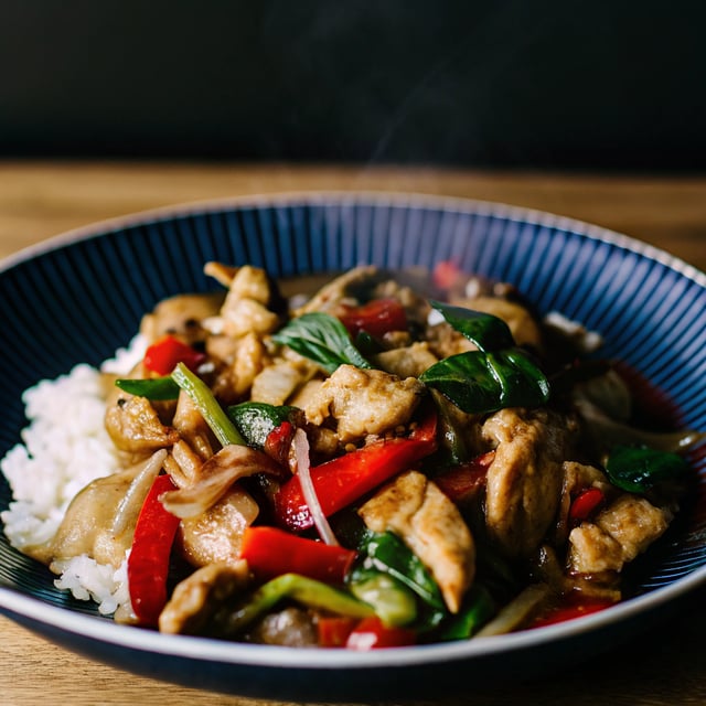 20-Minute Thai Basil Chicken