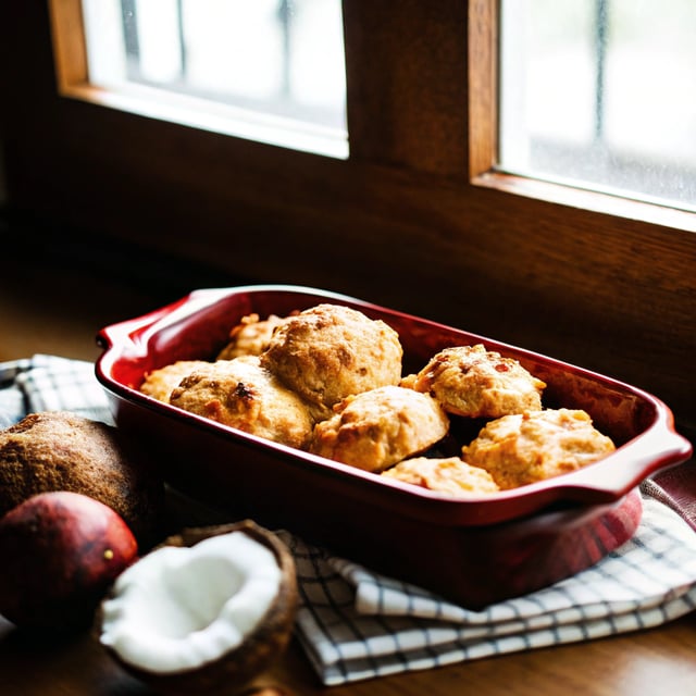 3-Ingredient Coconut Oil Biscuits