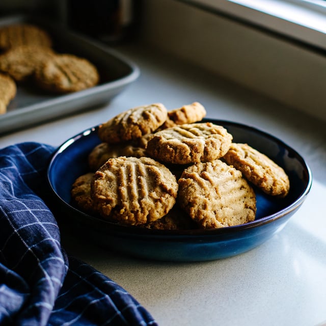 3-Ingredient Peanut Butter Cookies