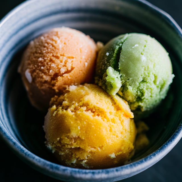 5-Minute Mango Lime Sorbet