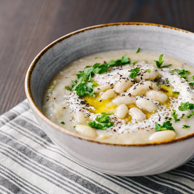 7-Ingredient Tuscan White Bean Soup