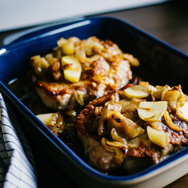 Apple Cinnamon Pork Chops