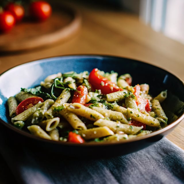 Arugula Pesto Pasta